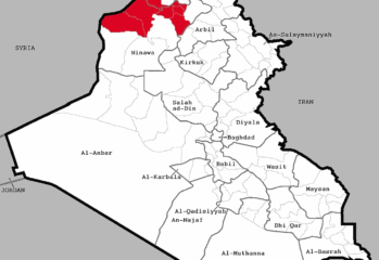 Location of Ezidikhan within the borders of the Republic of Iraq